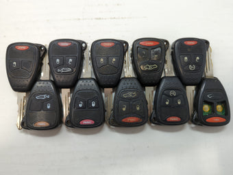 compare product Lot of 10 Jeep Keyless Entry Remote Fob OHT692427AA | KOBDT0AA |