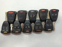 Lot of 10 Jeep Keyless Entry Remote Fob OHT691713AA | OHT692427AA MIXED - Oemusedautoparts1.com