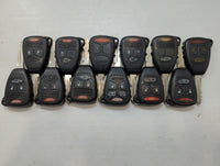Lot of 12 Jeep Keyless Entry Remote Fob MIXED FCC IDS MIXED PART NUMBERS - Oemusedautoparts1.com