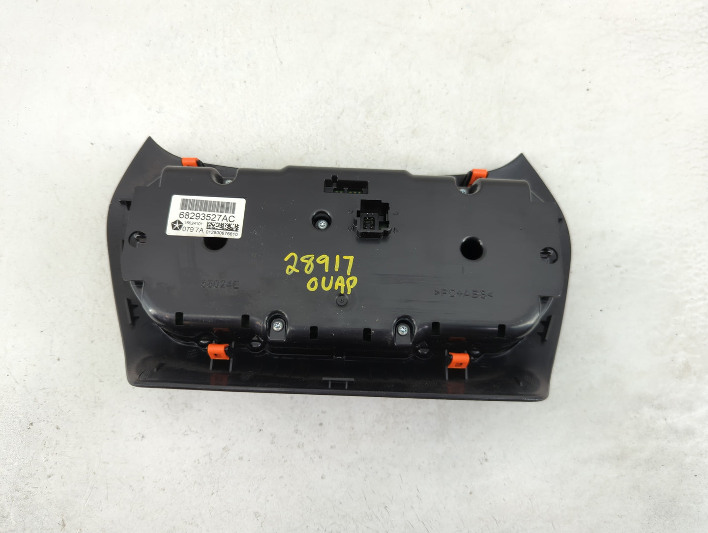 2015-2018 Jeep Cherokee Climate Control Module Temperature AC/Heater Replacement Fits Fits 2015 2016 2017 2018 OEM Used Auto