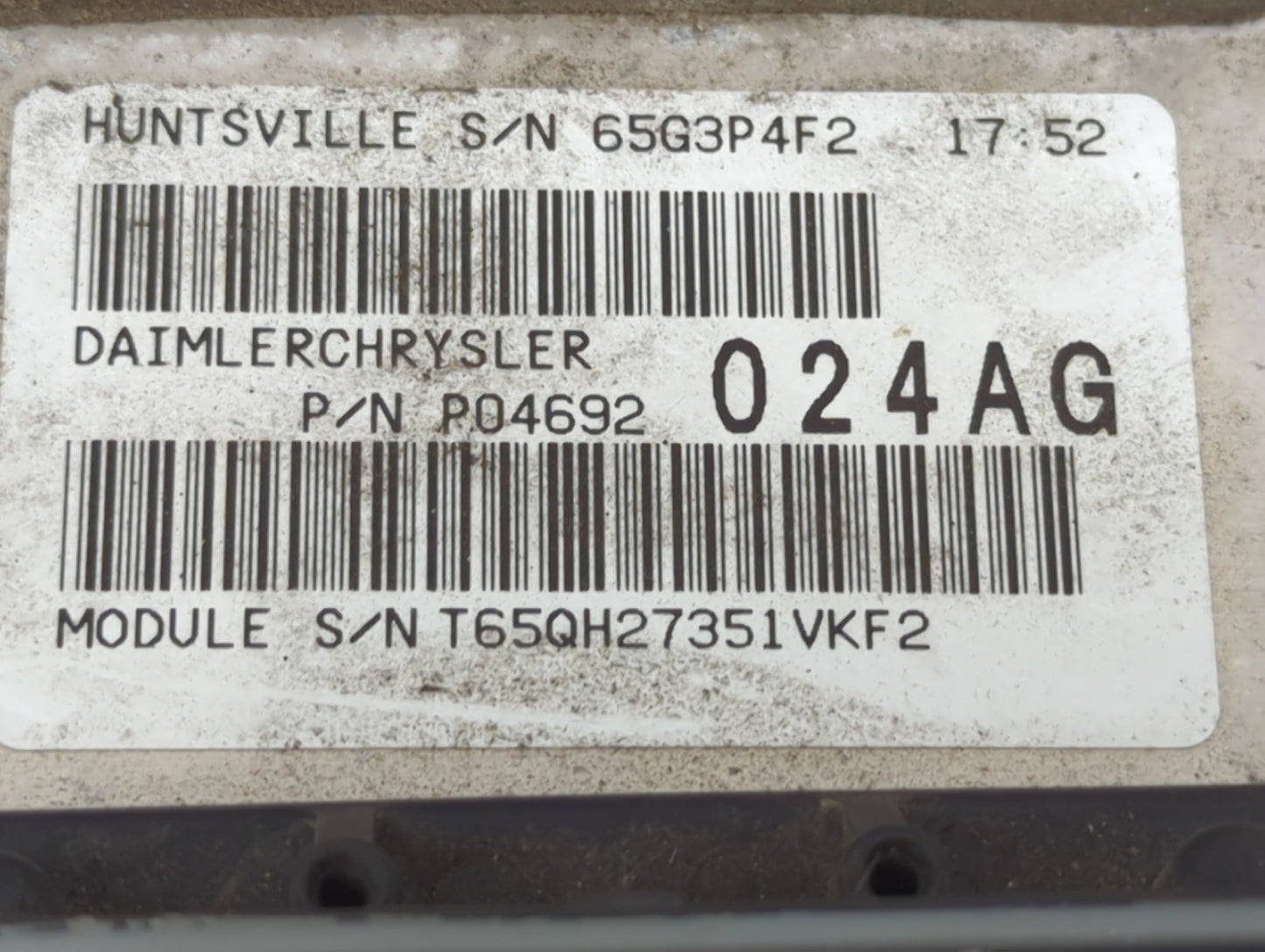 2006-2006 Jeep Commander Transmission Control Module Tcu Tcm - Oemusedautoparts1.com