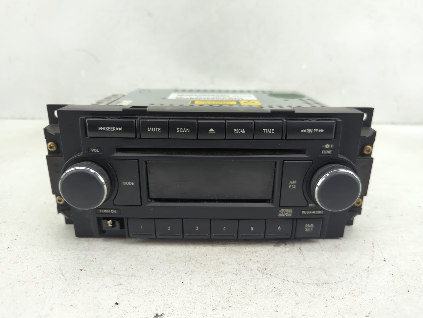 2006-2007 Jeep Commander Radio AM FM Cd Player Receiver Replacement Fits Fits 2004 2005 2006 2007 2008 2009 2010 OEM Used Au
