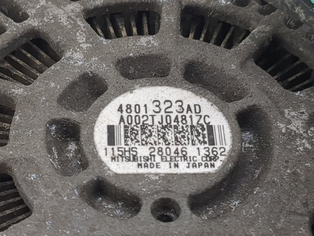 0 Jeep Compass Alternator Replacement Generator Charging Assembly Engine OEM Fits OEM Used Auto Parts - Oemusedautoparts1.co
