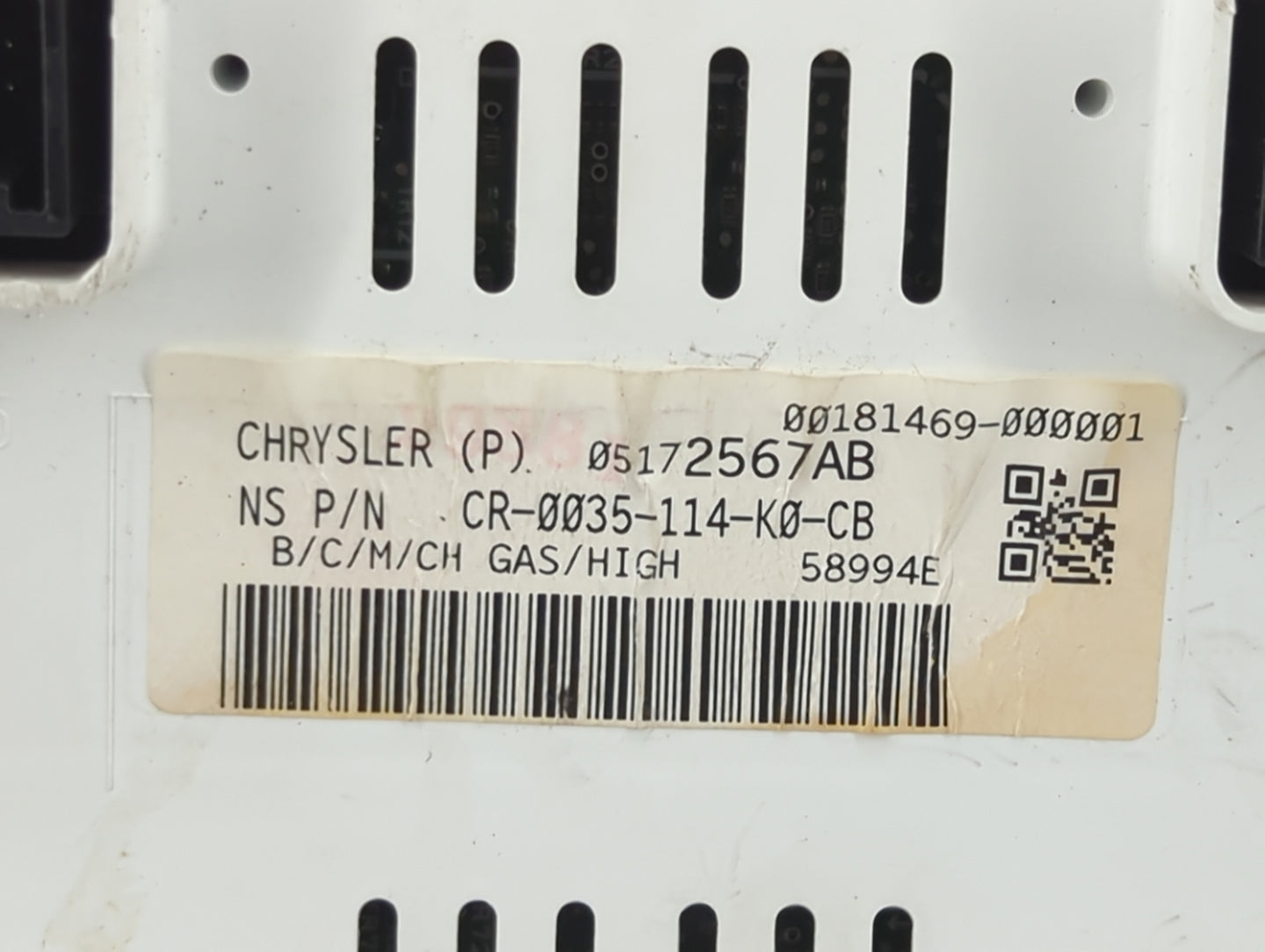 2009 Jeep Compass Instrument Cluster Speedometer Gauges Miles:142K Fits OEM Used Auto Parts - Oemusedautoparts1.com