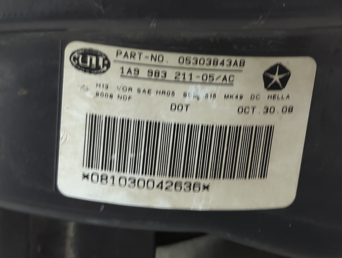 2007-2010 Jeep Compass Driver Left Oem Head Light Headlight Lamp 1398774 - Oemusedautoparts1.com