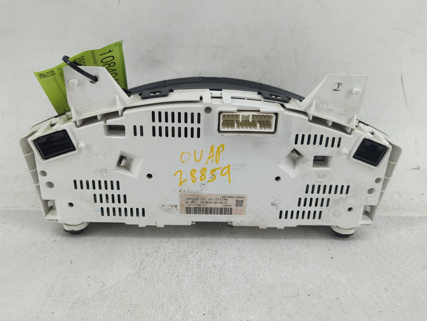 2007 Jeep Grand Cherokee Instrument Cluster Speedometer Gauges Fits OEM Used Auto Parts - Oemusedautoparts1.com