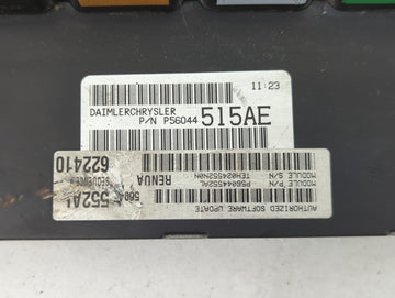 2005 Jeep Grand Cherokee Body Control Module Bcm Inner Cabin Fuse Box 1091249 - Oemusedautoparts1.com
