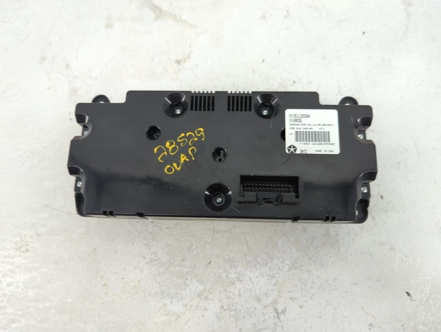 2011-2013 Jeep Grand Cherokee Climate Control Module Temperature AC/Heater Replacement Fits Fits 2011 2012 2013 OEM Used Aut