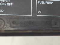 2000-2004 Jeep Grand Cherokee Fusebox Fuse Box Panel Relay Module Fits Fits 2000 2001 2002 2003 2004 OEM Used Auto Parts - O