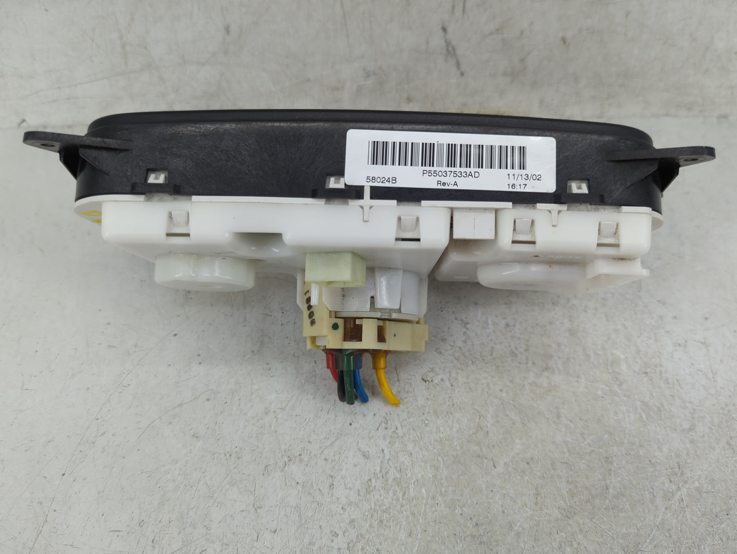 2002-2003 Jeep Liberty Climate Control Module Temperature AC/Heater Replacement Fits Fits 2002 2003 OEM Used Auto Parts - Oe