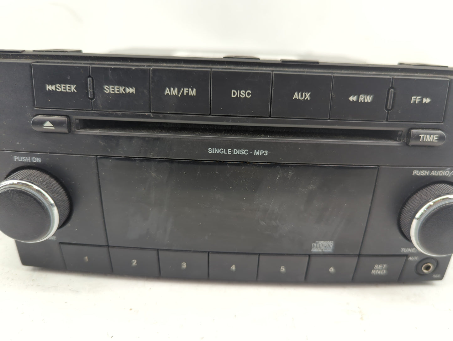 2009-2010 Jeep Patriot Radio AM FM Cd Player Receiver Replacement Fits Fits 2008 2009 2010 OEM Used Auto Parts - Oemusedauto
