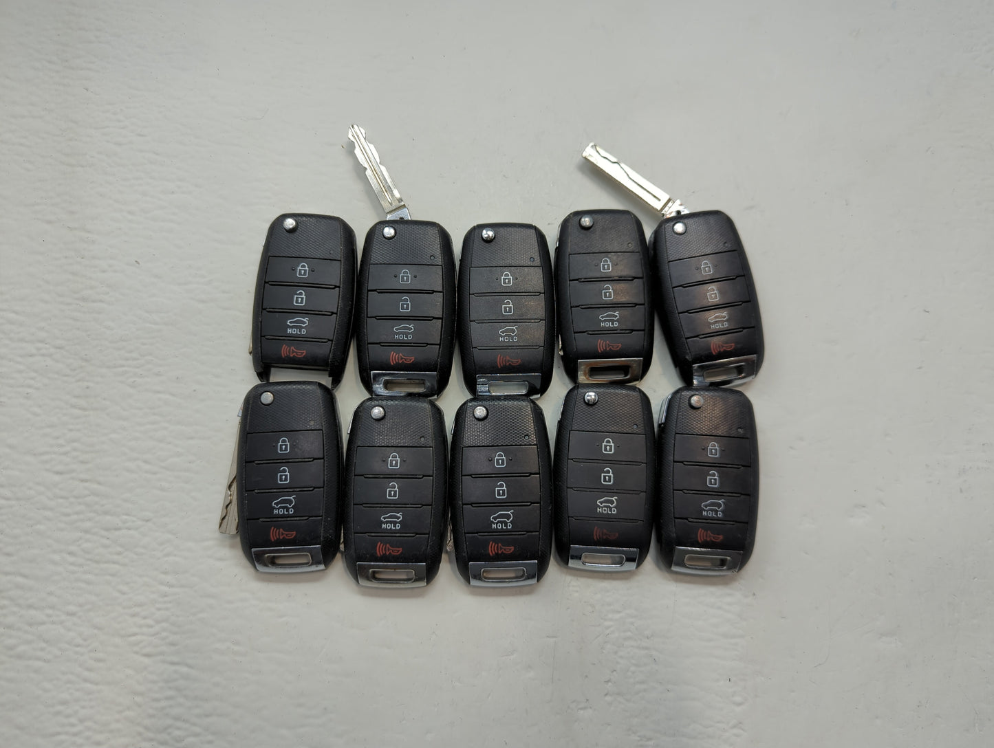 Lot of 10 Kia Keyless Entry Remote Fob MIXED FCC IDS MIXED PART NUMBERS - Oemusedautoparts1.com