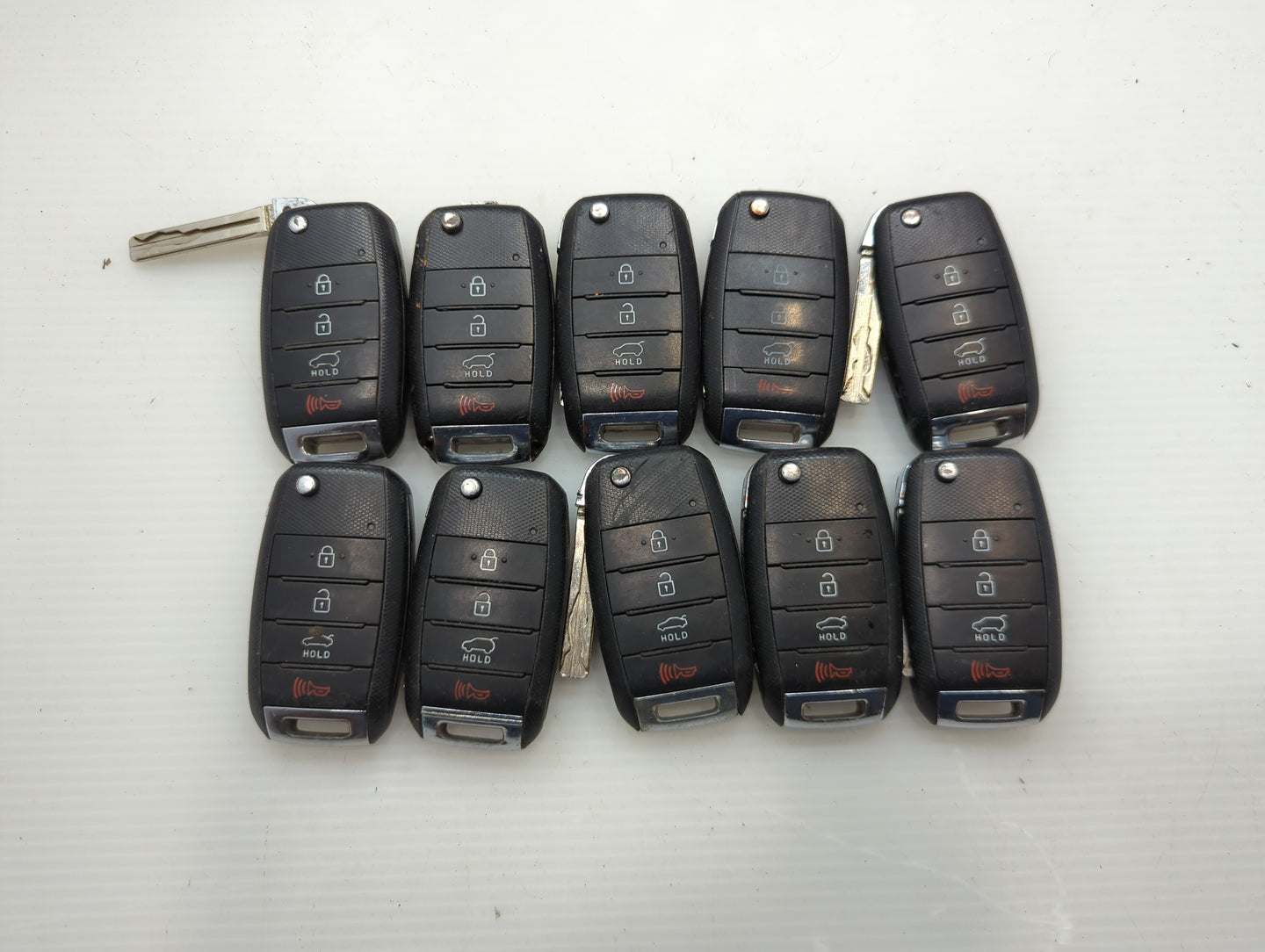Lot of 10 Kia Keyless Entry Remote Fob MIXED FCC IDS MIXED PART NUMBERS - Oemusedautoparts1.com