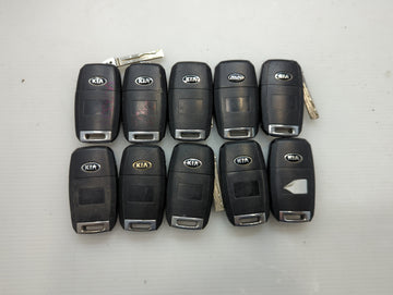 Lot of 10 Kia Keyless Entry Remote Fob MIXED FCC IDS MIXED PART NUMBERS