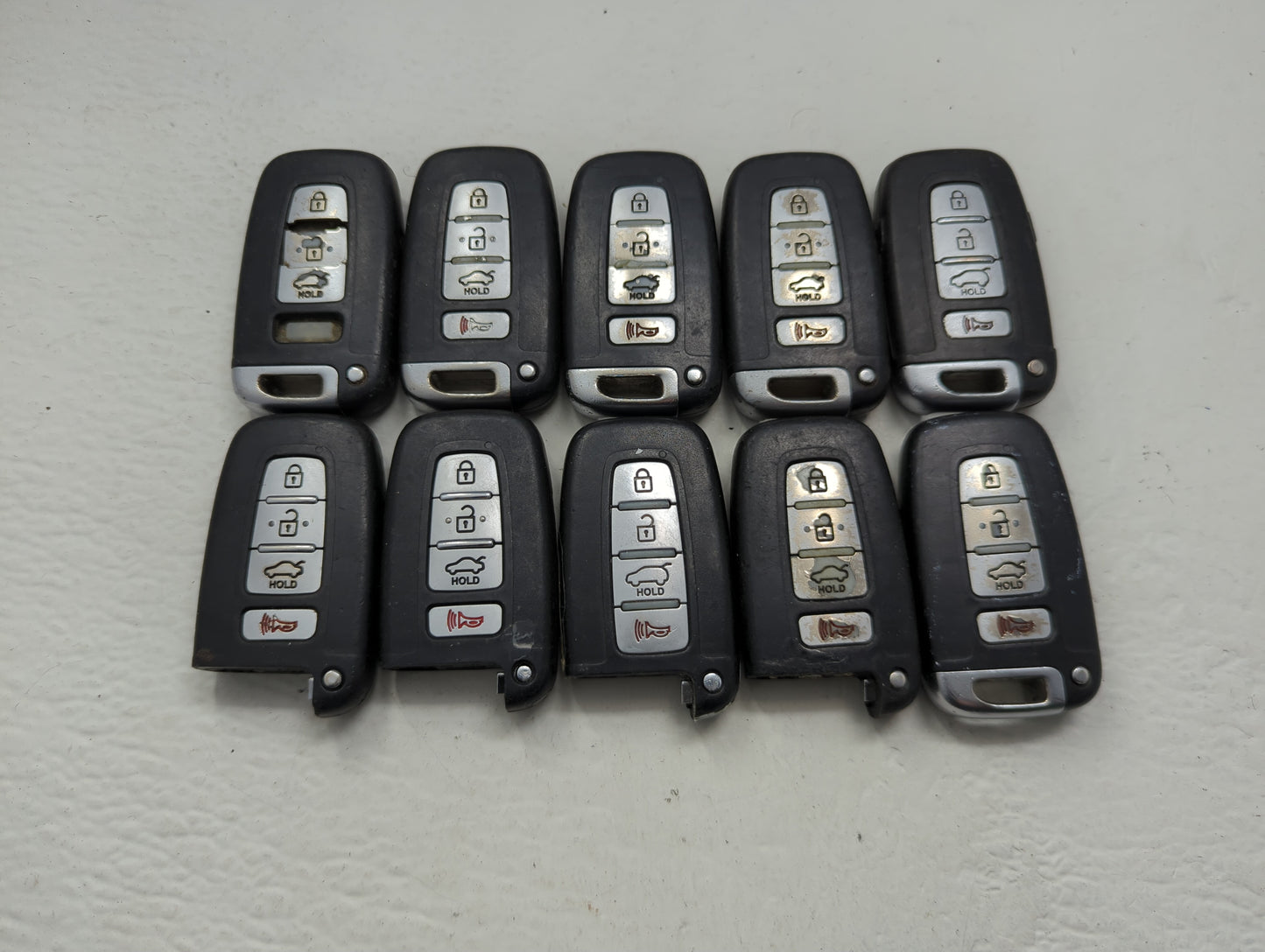 Lot of 10 Kia Keyless Entry Remote Fob MIXED FCC IDS MIXED PART NUMBERS - Oemusedautoparts1.com
