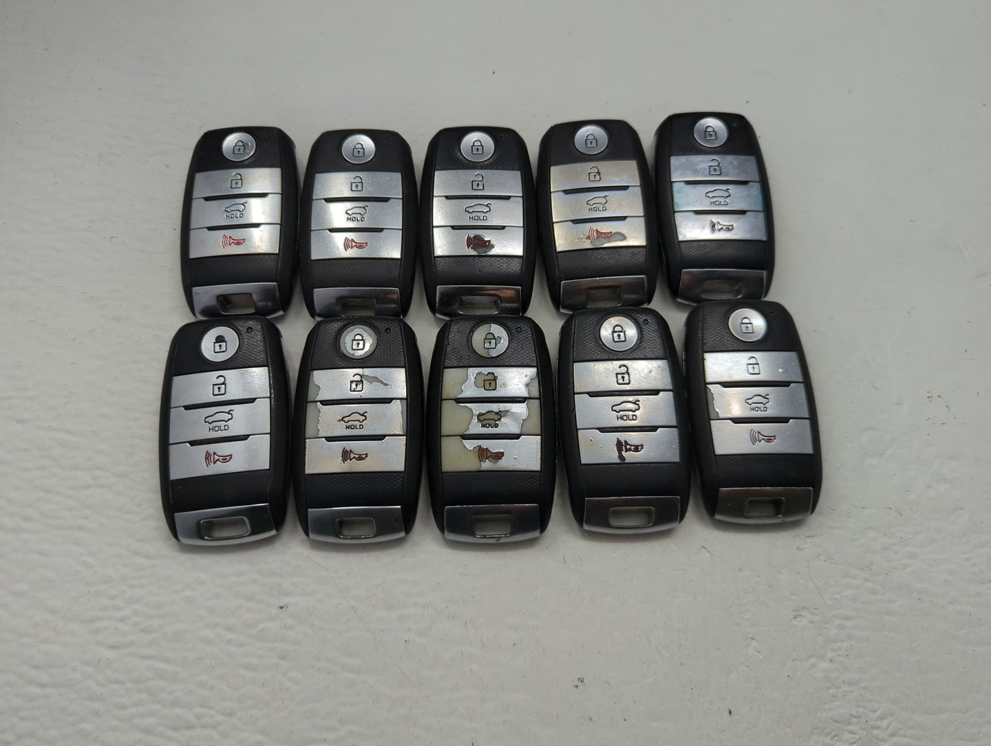 Lot of 10 Kia Keyless Entry Remote Fob MIXED FCC IDS MIXED PART NUMBERS - Oemusedautoparts1.com