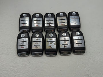 Lot of 10 Kia Keyless Entry Remote Fob MIXED FCC IDS MIXED PART NUMBERS - Oemusedautoparts1.com