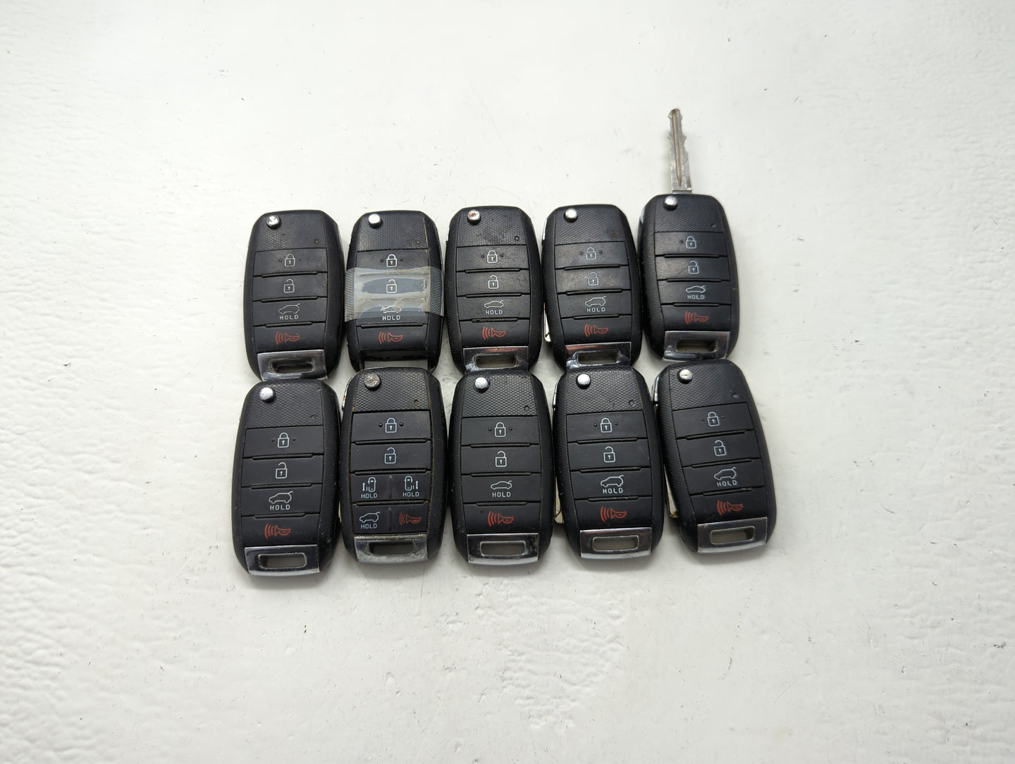 Lot of 10 Kia Keyless Entry Remote Fob MIXED FCC IDS MIXED PART NUMBERS - Oemusedautoparts1.com