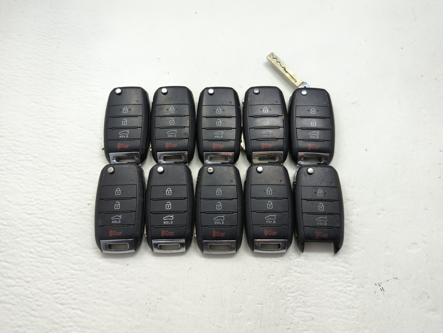Lot of 10 Kia Keyless Entry Remote Fob MIXED FCC IDS MIXED PART NUMBERS - Oemusedautoparts1.com