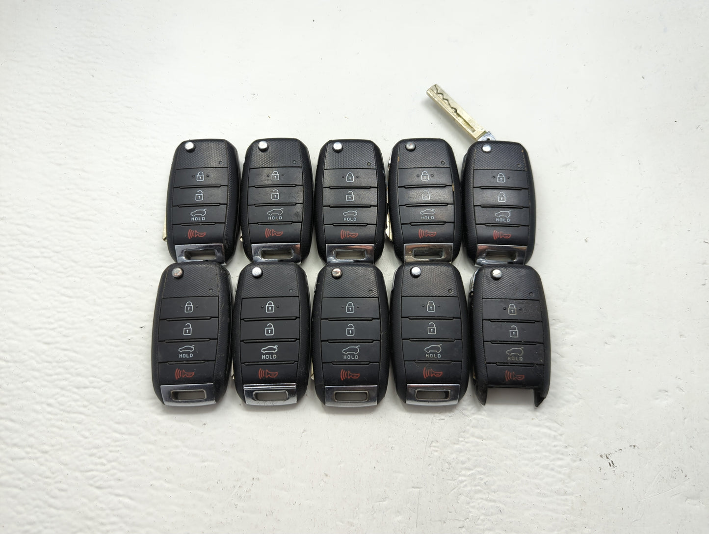 Lot of 10 Kia Keyless Entry Remote Fob MIXED FCC IDS MIXED PART NUMBERS - Oemusedautoparts1.com