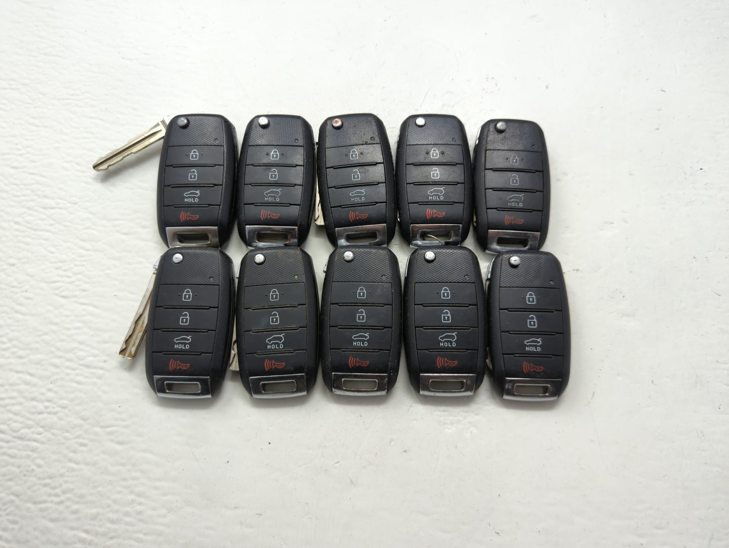 Lot of 10 Kia Keyless Entry Remote Fob MIXED FCC IDS MIXED PART NUMBERS - Oemusedautoparts1.com