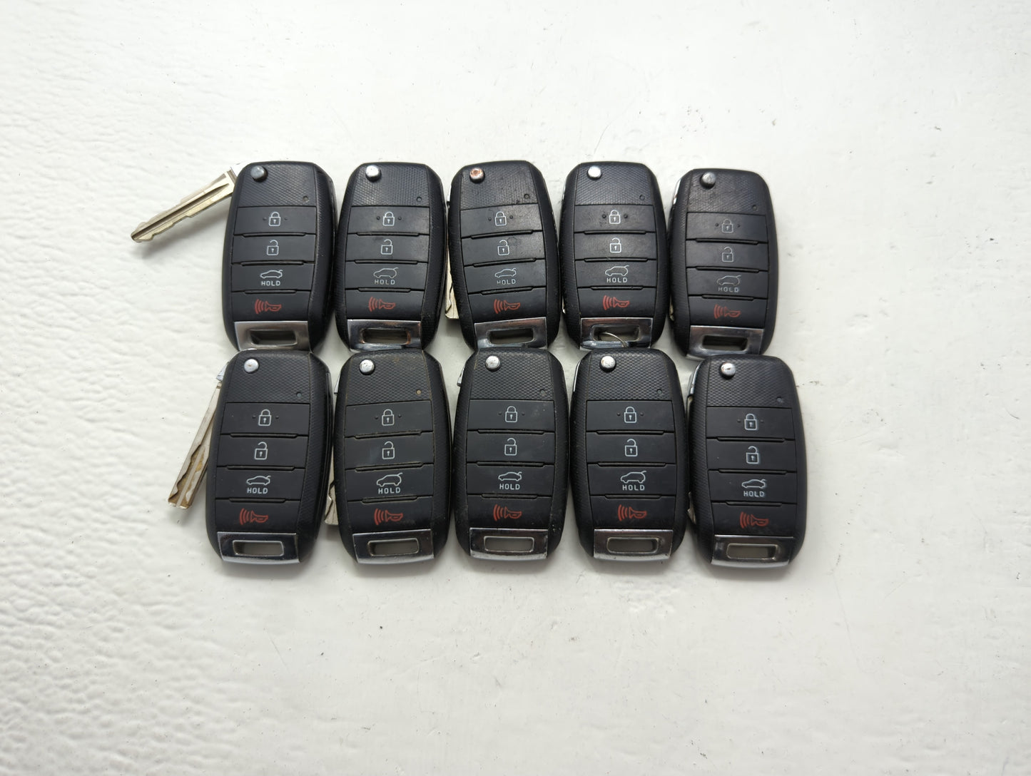 Lot of 10 Kia Keyless Entry Remote Fob MIXED FCC IDS MIXED PART NUMBERS - Oemusedautoparts1.com