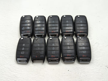 Lot of 10 Kia Keyless Entry Remote Fob MIXED FCC IDS MIXED PART NUMBERS - Oemusedautoparts1.com