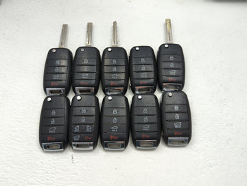 Lot of 10 Kia Keyless Entry Remote Fob MIXED FCC IDS MIXED PART NUMBERS - Oemusedautoparts1.com