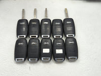 Lot of 10 Kia Keyless Entry Remote Fob MIXED FCC IDS MIXED PART NUMBERS - Oemusedautoparts1.com