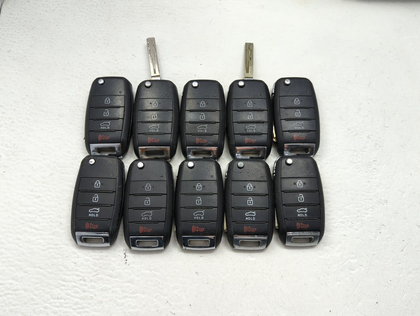 Lot of 10 Kia Keyless Entry Remote Fob MIXED FCC IDS MIXED PART NUMBERS - Oemusedautoparts1.com