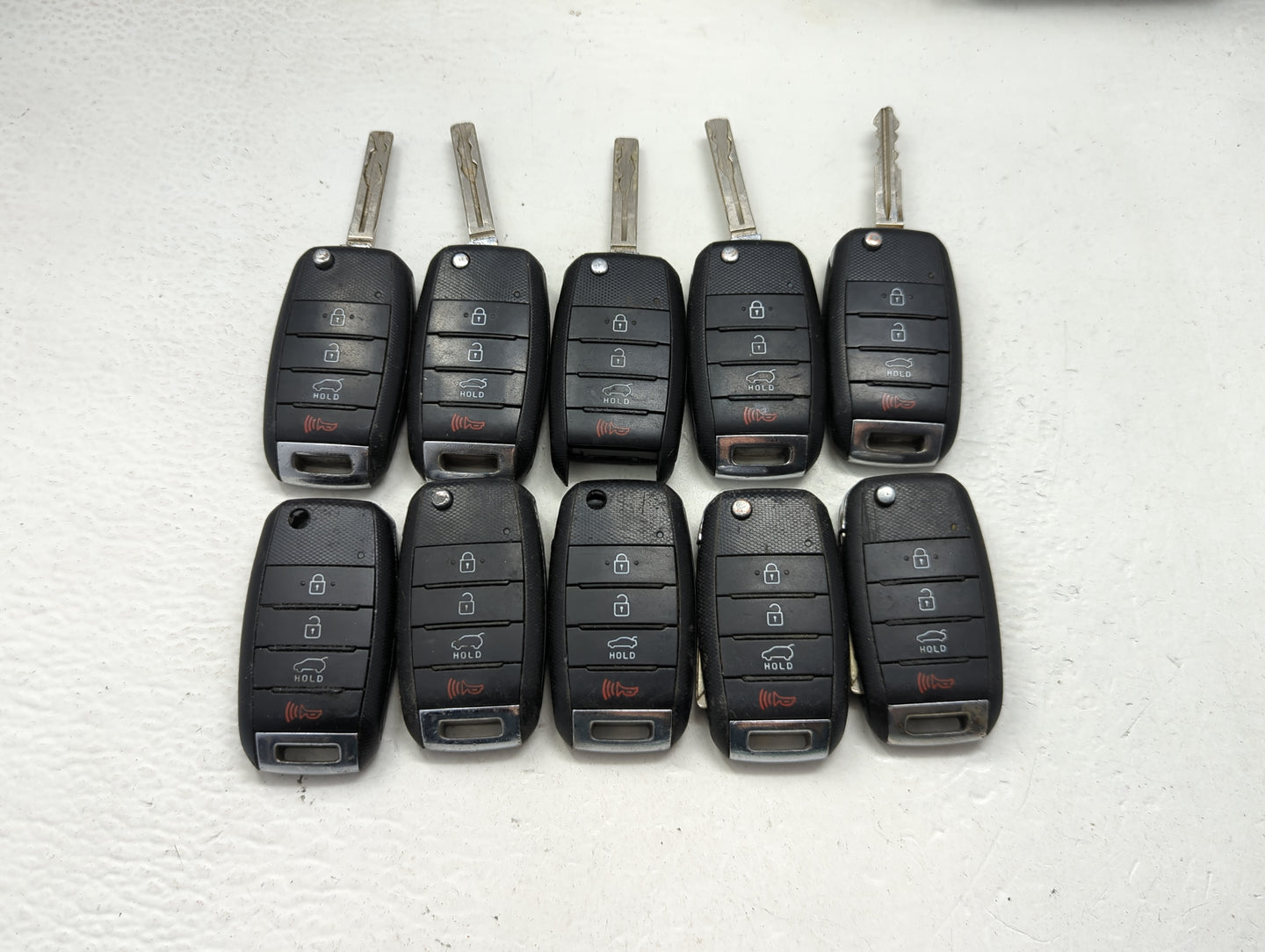 Lot of 10 Kia Keyless Entry Remote Fob MIXED FCC IDS MIXED PART NUMBERS - Oemusedautoparts1.com