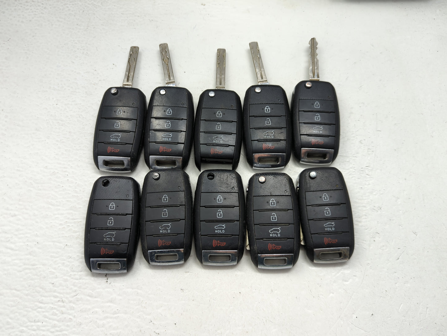 Lot of 10 Kia Keyless Entry Remote Fob MIXED FCC IDS MIXED PART NUMBERS - Oemusedautoparts1.com