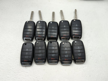 Lot of 10 Kia Keyless Entry Remote Fob MIXED FCC IDS MIXED PART NUMBERS - Oemusedautoparts1.com