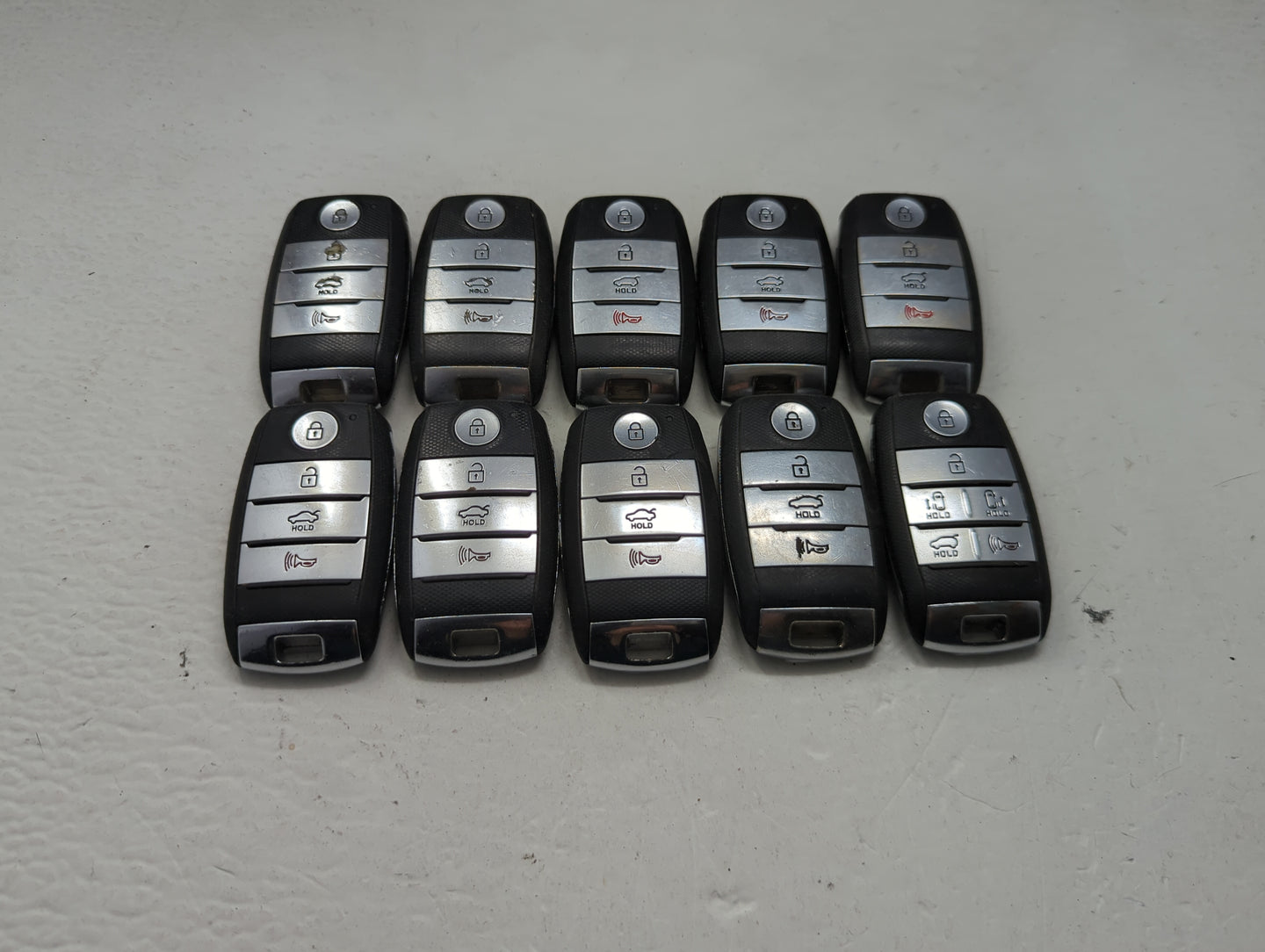 Lot of 10 Kia Keyless Entry Remote Fob MIXED FCC IDS MIXED PART NUMBERS 1473803 - Oemusedautoparts1.com