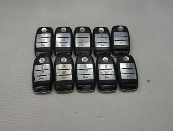 compare product Lot of 10 Kia Keyless Entry Remote Fob MIXED FCC IDS MIXED PART NUMBERS 1473820