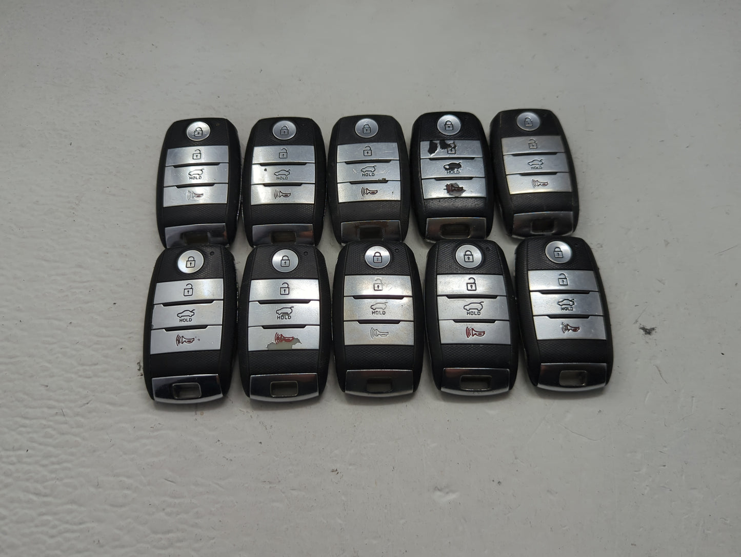 Lot of 10 Kia Keyless Entry Remote Fob MIXED FCC IDS MIXED PART NUMBERS 1473821 - Oemusedautoparts1.com