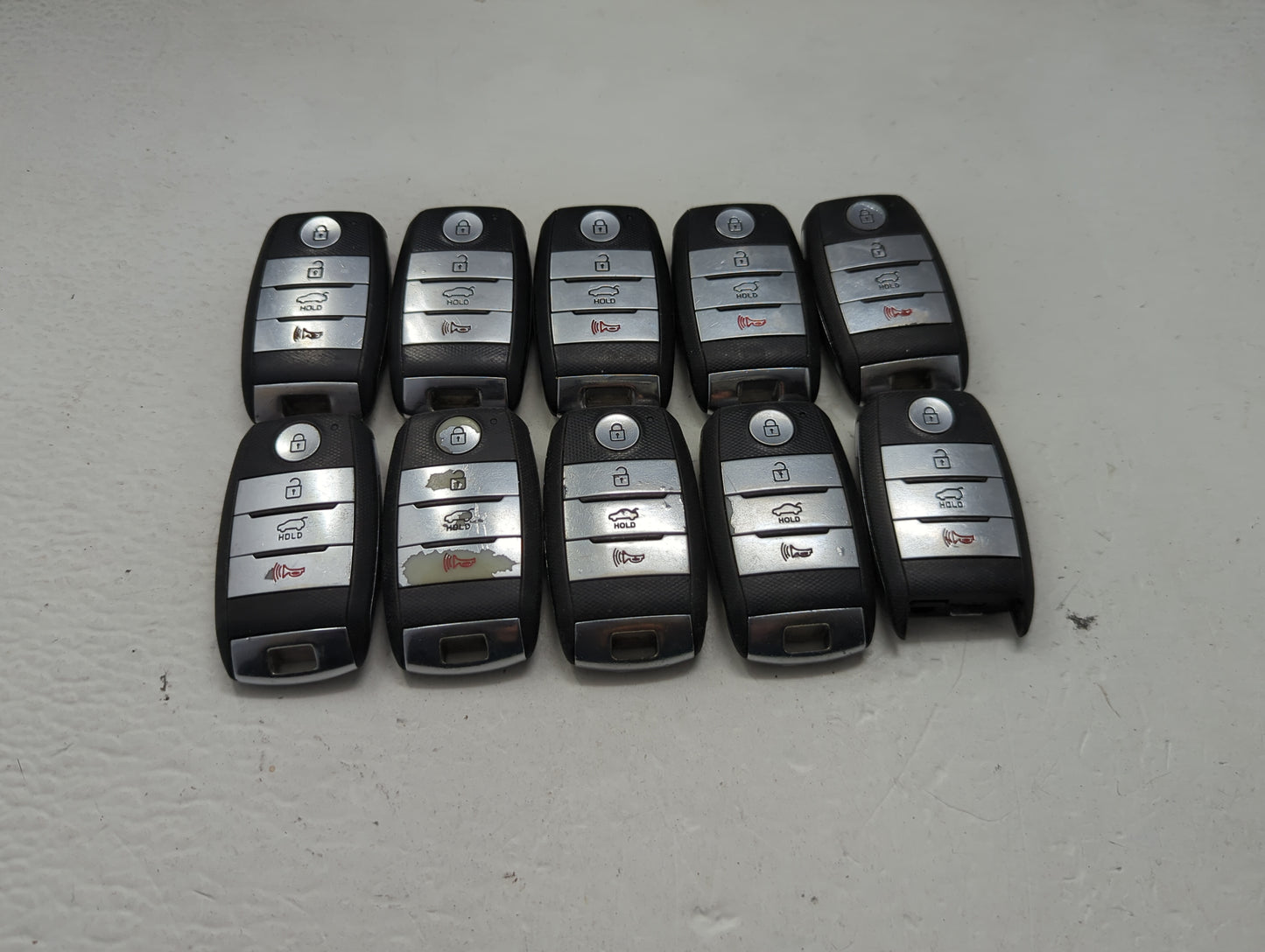 Lot of 10 Kia Keyless Entry Remote Fob MIXED FCC IDS MIXED PART NUMBERS 1473832 - Oemusedautoparts1.com