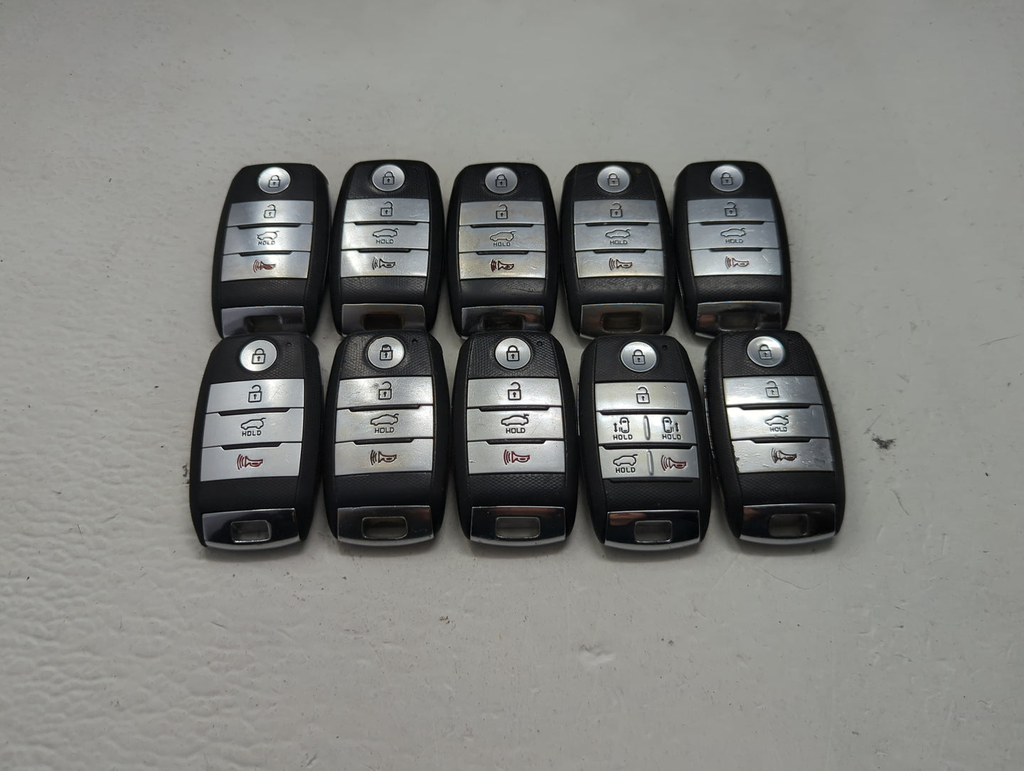 Lot of 10 Kia Keyless Entry Remote Fob MIXED FCC IDS MIXED PART NUMBERS 1473833 - Oemusedautoparts1.com