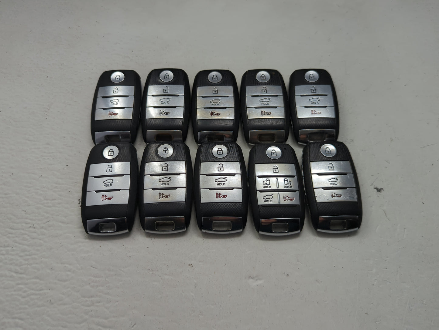 Lot of 10 Kia Keyless Entry Remote Fob MIXED FCC IDS MIXED PART NUMBERS 1473833 - Oemusedautoparts1.com