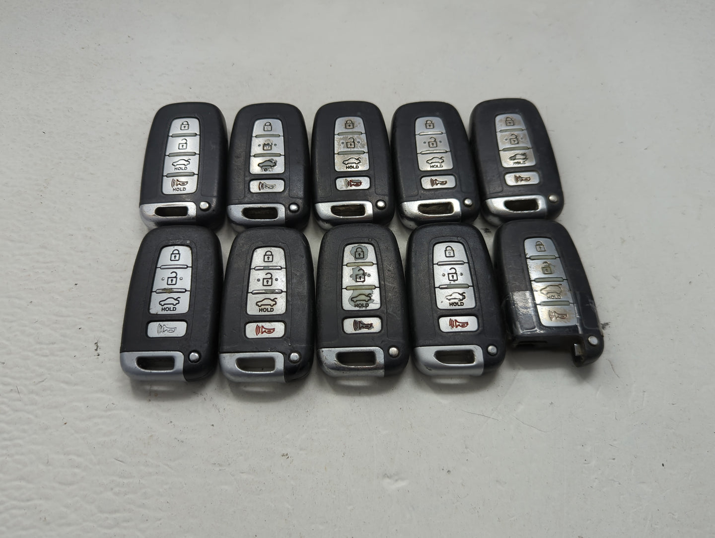Lot of 10 Kia Keyless Entry Remote Fob MIXED FCC IDS MIXED PART NUMBERS 1473847 - Oemusedautoparts1.com