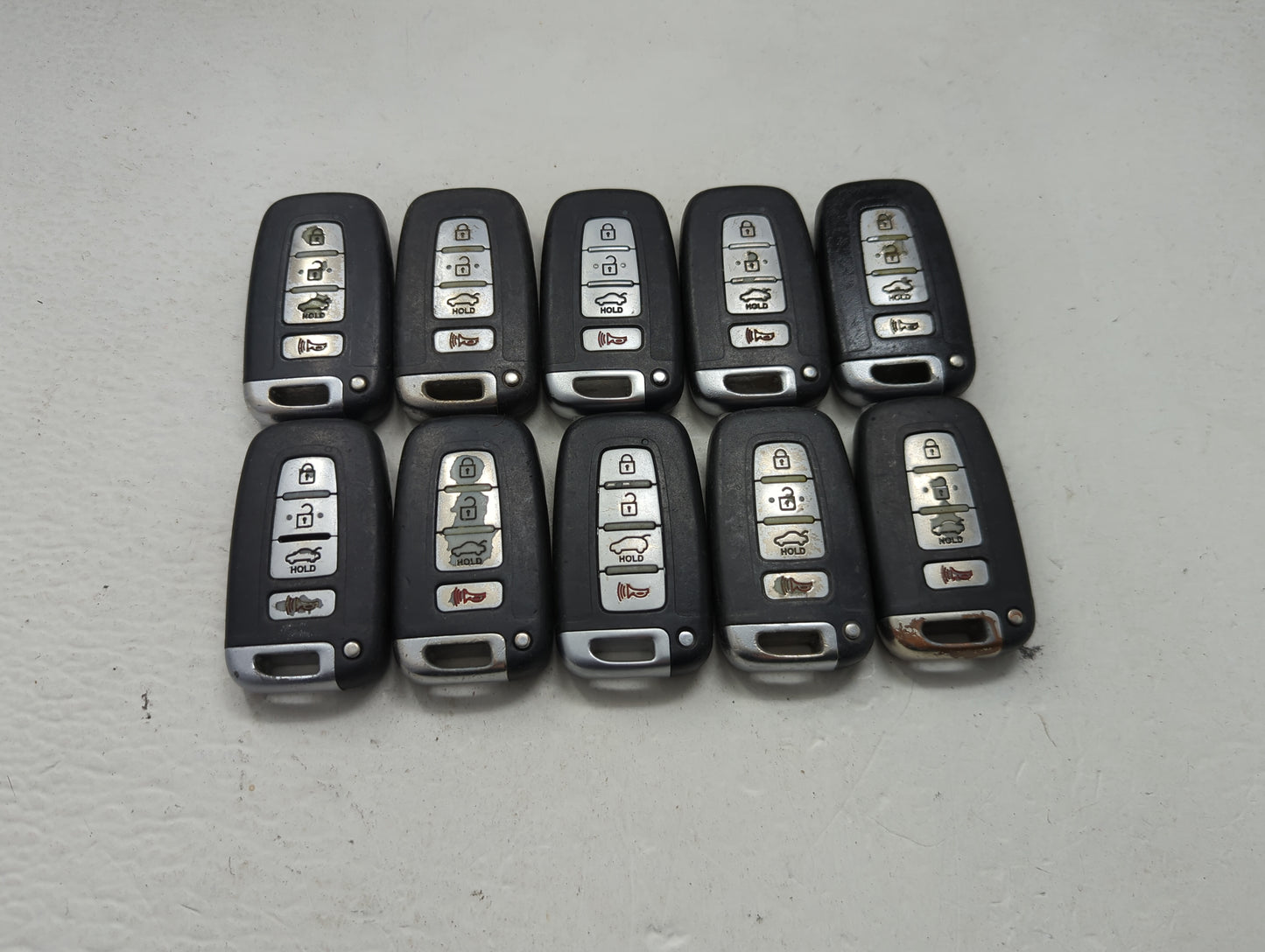Lot of 10 Kia Keyless Entry Remote Fob MIXED FCC IDS MIXED PART NUMBERS 1473848 - Oemusedautoparts1.com