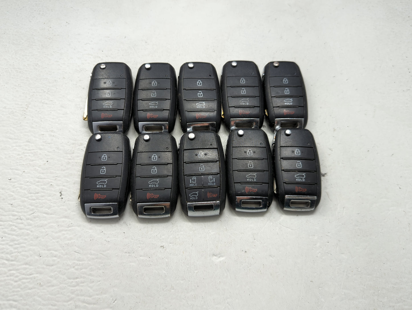 Lot of 10 Kia Keyless Entry Remote Fob MIXED FCC IDS MIXED PART NUMBERS 1473871 - Oemusedautoparts1.com