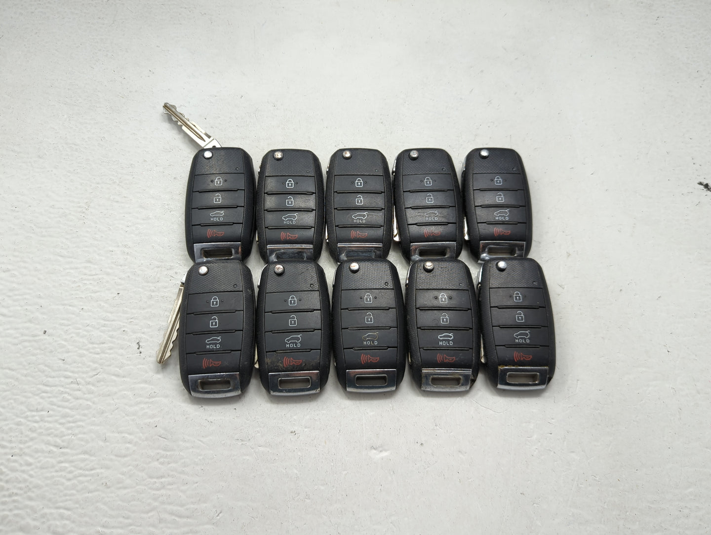 Lot of 10 Kia Keyless Entry Remote Fob MIXED FCC IDS MIXED PART NUMBERS 1473872 - Oemusedautoparts1.com