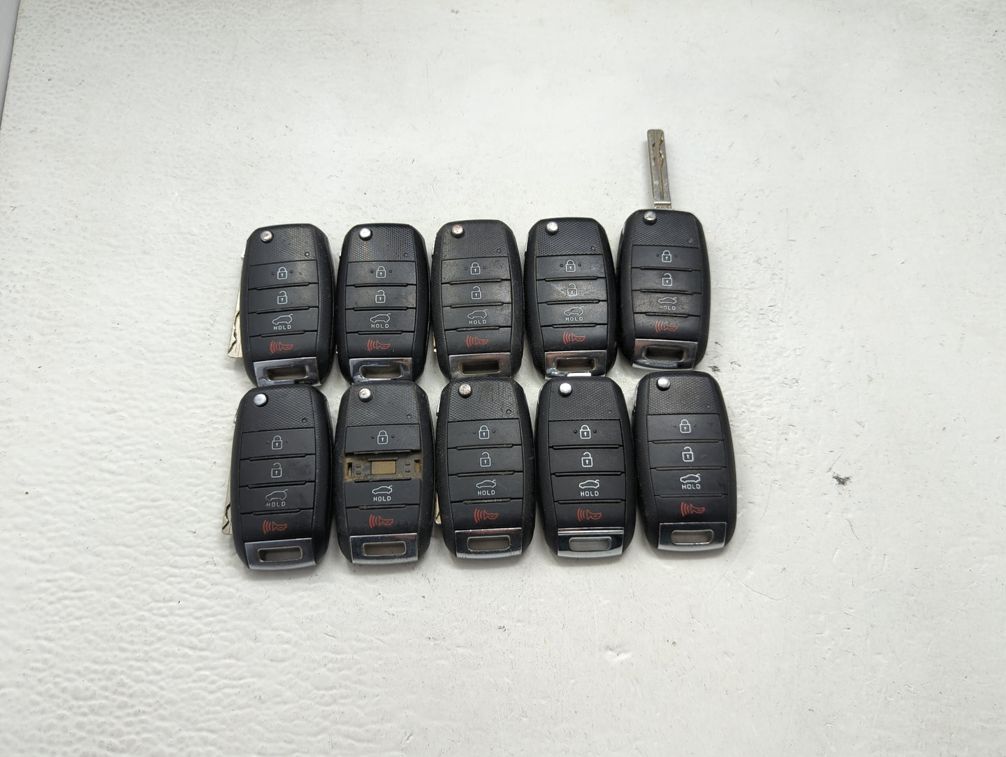 Lot of 10 Kia Keyless Entry Remote Fob MIXED FCC IDS MIXED PART NUMBERS 1473873 - Oemusedautoparts1.com