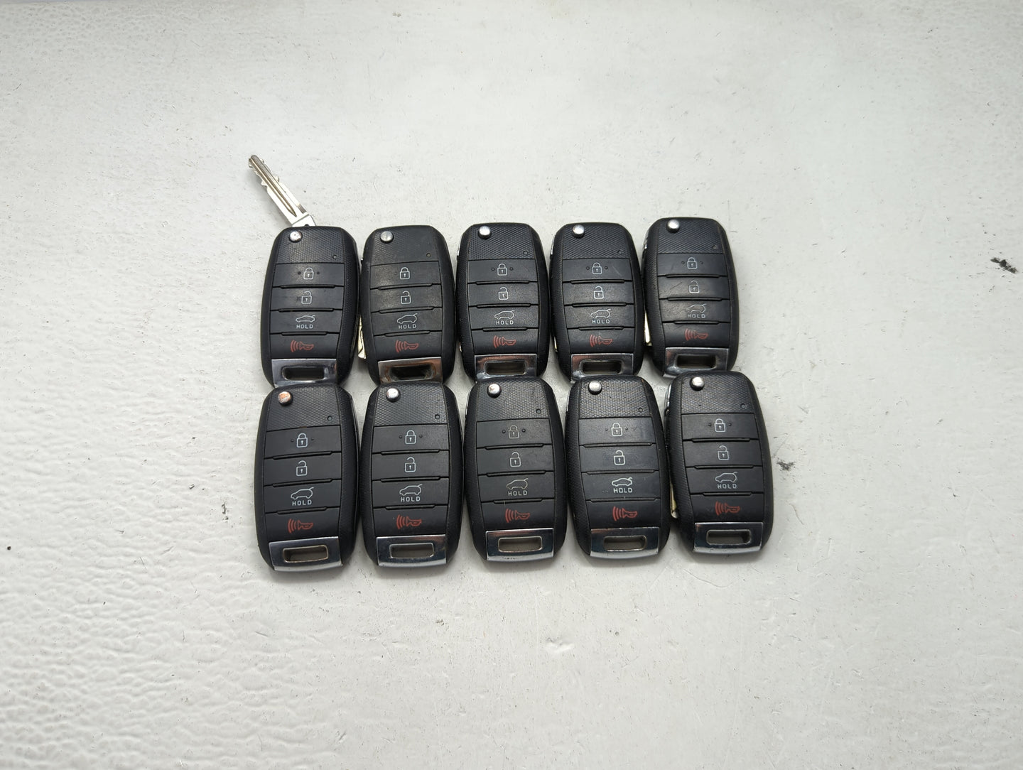 Lot of 10 Kia Keyless Entry Remote Fob MIXED FCC IDS MIXED PART NUMBERS 1473875 - Oemusedautoparts1.com