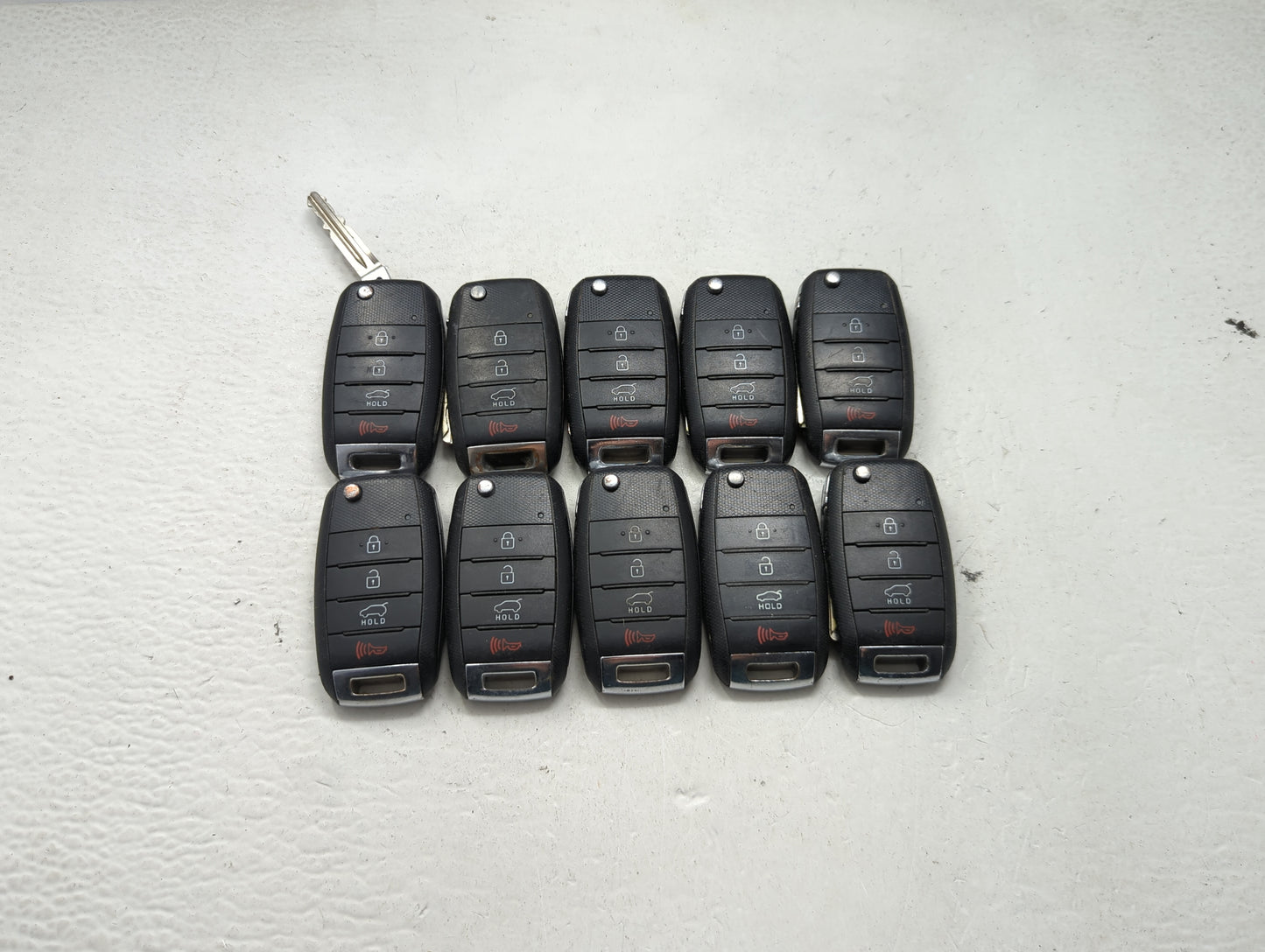 Lot of 10 Kia Keyless Entry Remote Fob MIXED FCC IDS MIXED PART NUMBERS 1473875 - Oemusedautoparts1.com