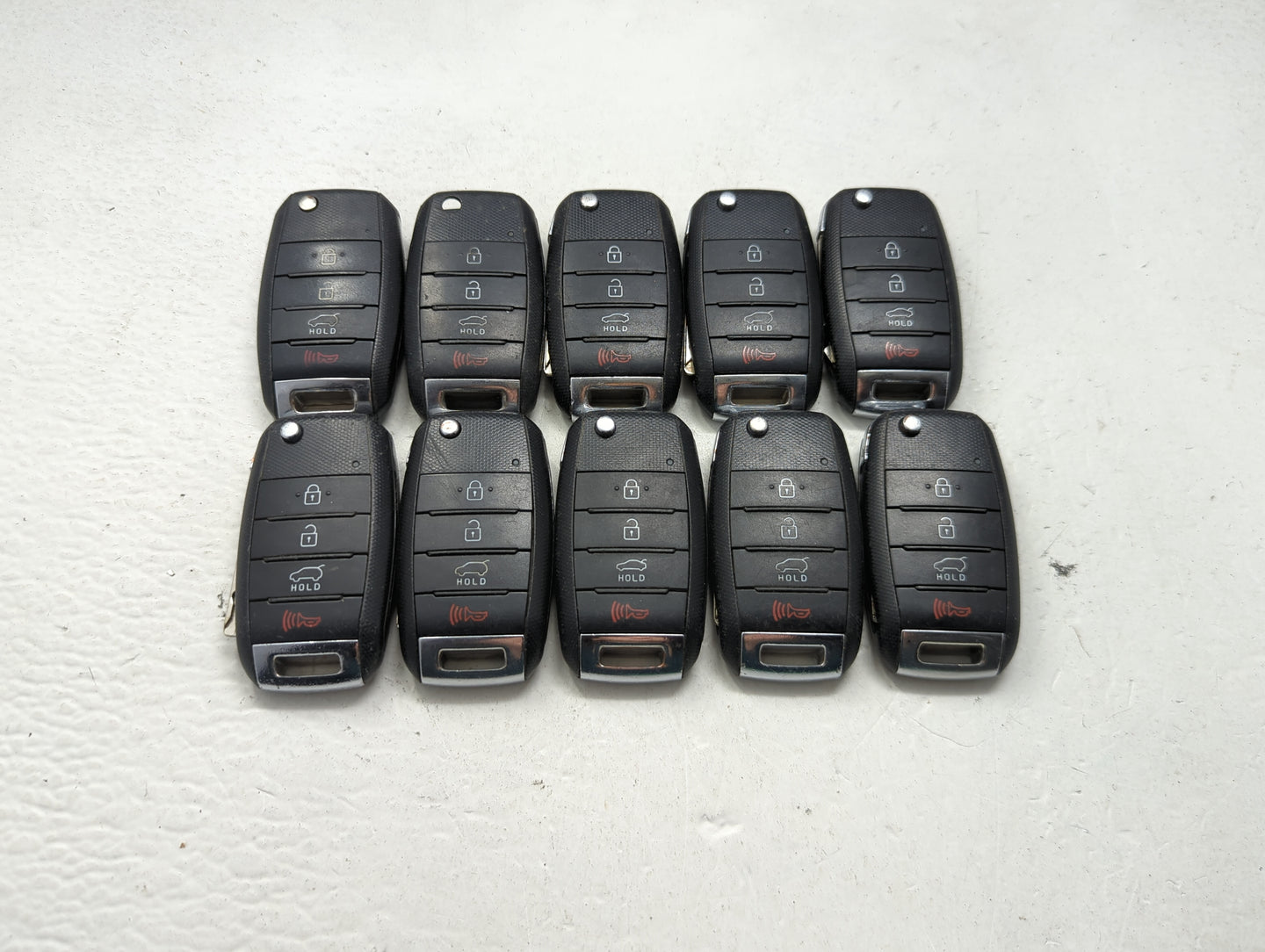 Lot of 10 Kia Keyless Entry Remote Fob MIXED FCC IDS MIXED PART NUMBERS 1473876 - Oemusedautoparts1.com