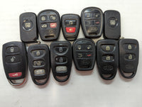 Lot of 11 Kia Keyless Entry Remote Fob MIXED FCC IDS MIXED PART NUMBERS - Oemusedautoparts1.com