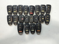 Lot of 20 Kia Keyless Entry Remote Fob MIXED FCC IDS MIXED PART NUMBERS - Oemusedautoparts1.com