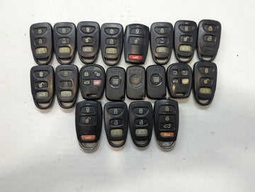 Lot of 20 Kia Keyless Entry Remote Fob MIXED FCC IDS MIXED PART NUMBERS - Oemusedautoparts1.com
